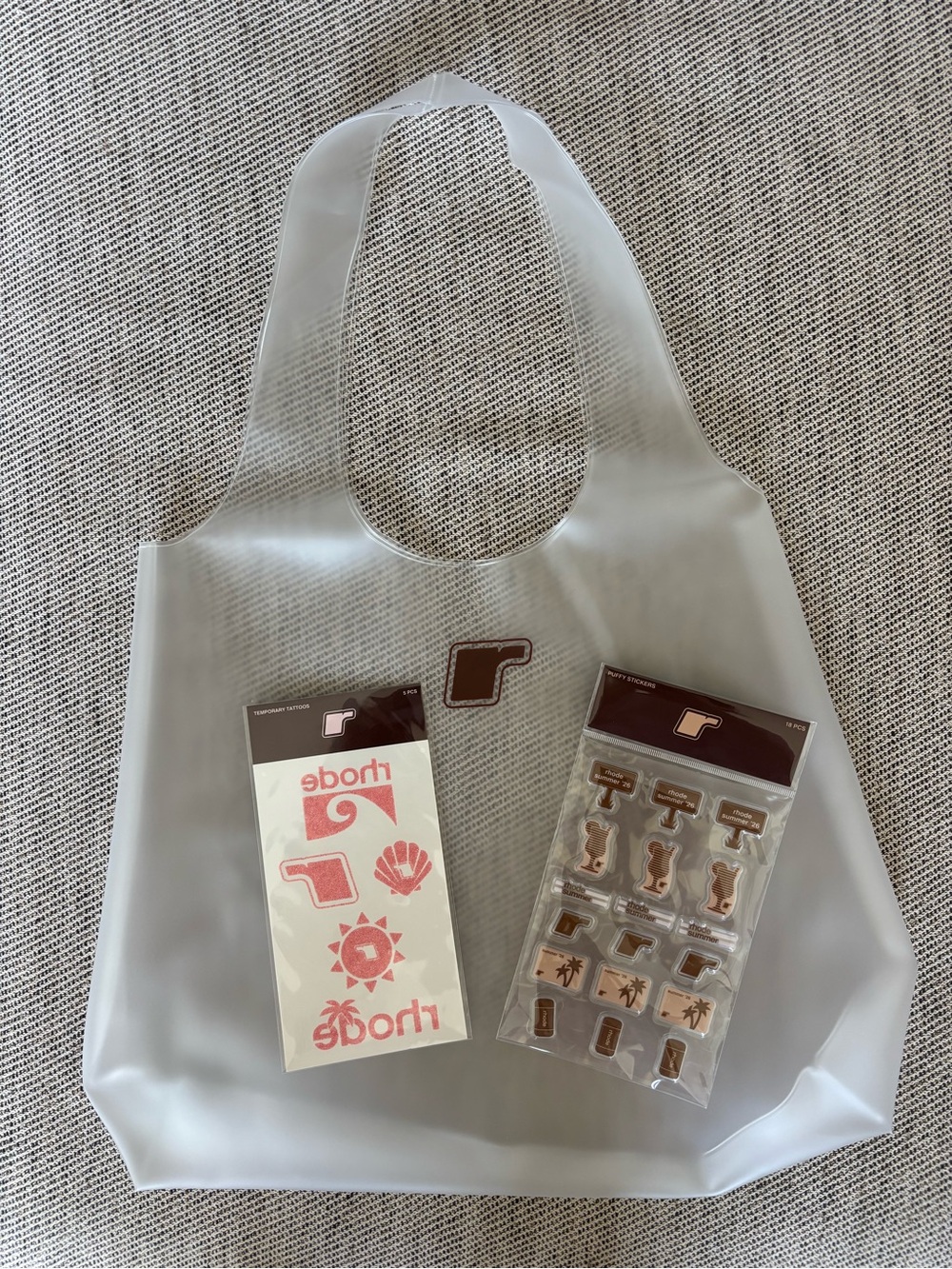 Rhode jelly bag & tattoo stickers & summer limited edition stickers